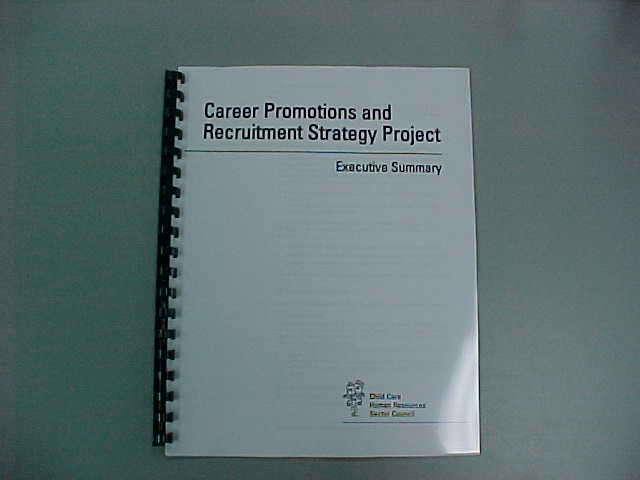 Career Promotions And Recuruitment Strategy Project Executive Summary