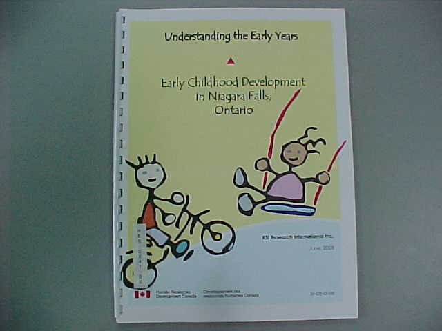 Understanding The Early Years; Early Childhood Development In Niagara Falls, Ontario