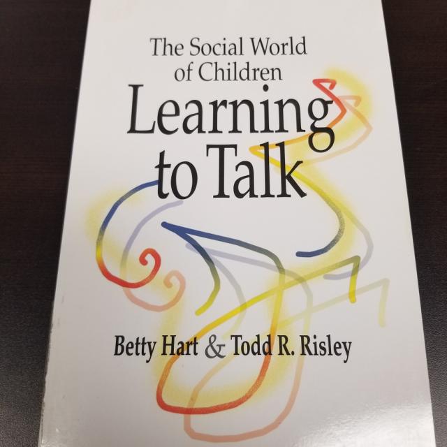 The Social World Of Children: Learning To Talk