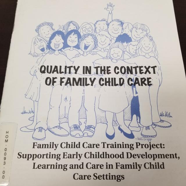 Quality In The Context Of Family Child Care