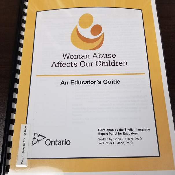 Woman Abuse Affects Our Children - An Educator`s Guide