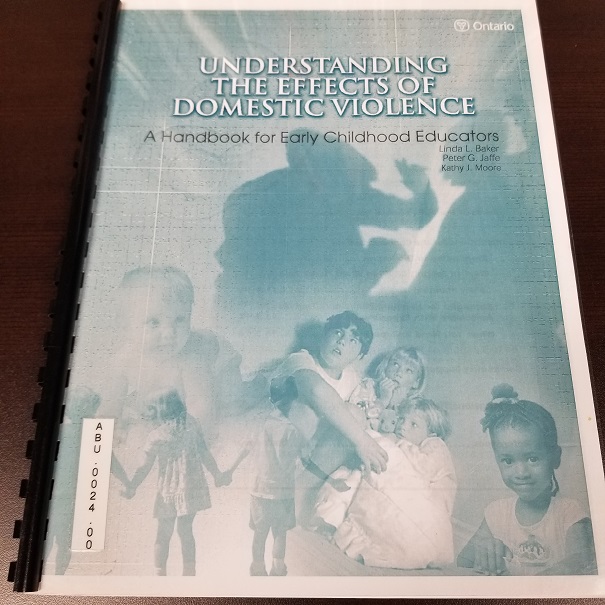 Understanding The Effects Of Domestic Violence - A Handbook For Early Childhood Educators