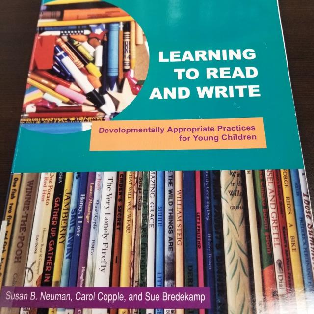 Learning To Read And Write: Practices For Young Children