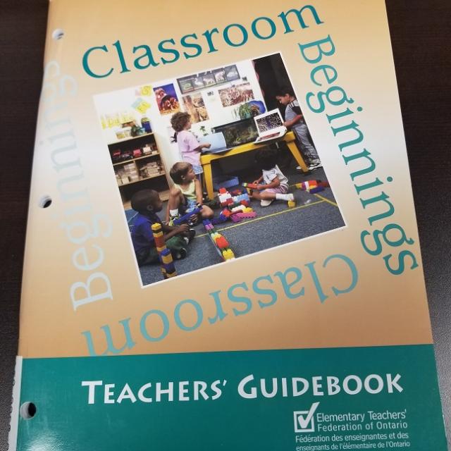 Classroom Beginnings - Teacher's Guidebook