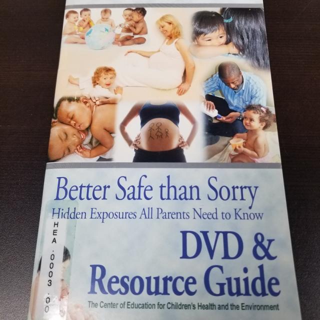 Better Safe than Sorry - Hidden Exposures All Parents Need to Know DVD & Resource Guide