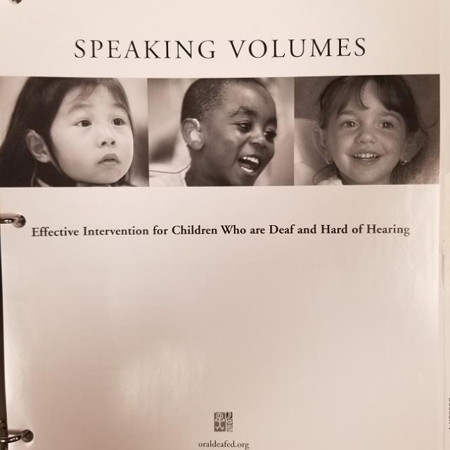 Speaking Volumes - Effective Intervention for Children Who are Deaf and Hard of Hearing (includes CD)