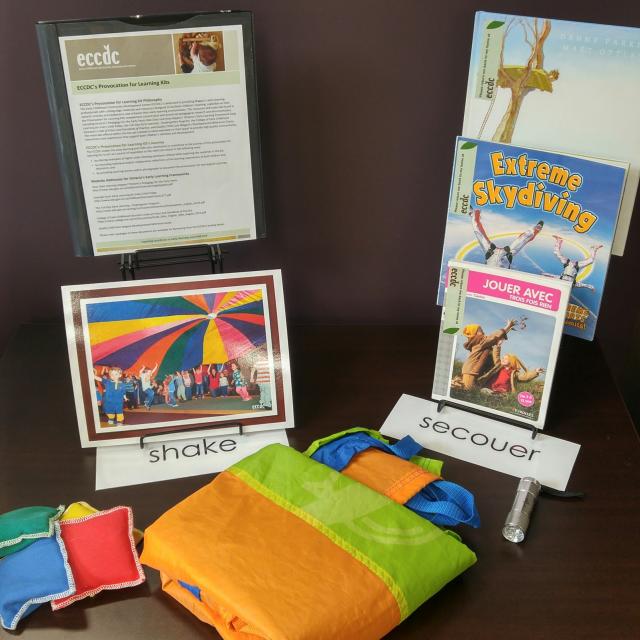 Active Play Equipment: 10 Foot Parachute with Coloured Bean Bags