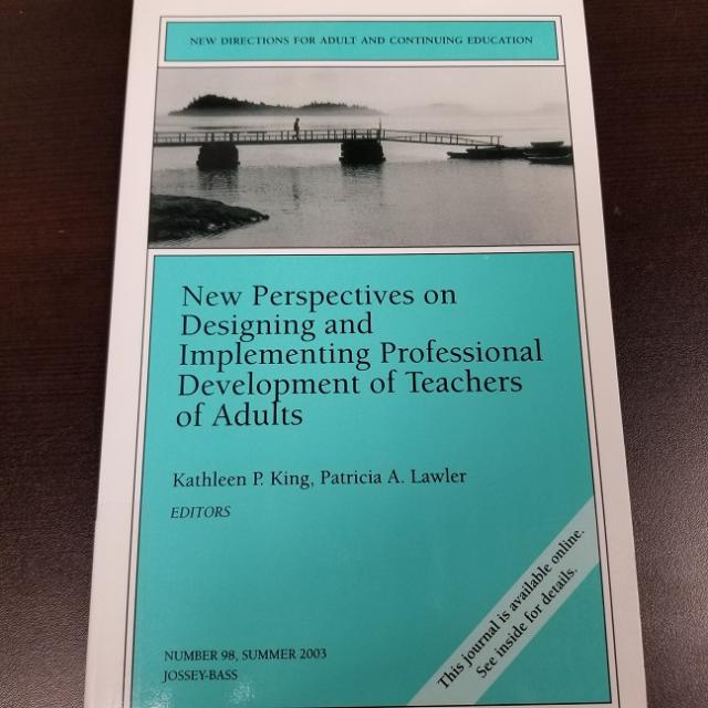 New Perspectives on Designing and Implementing Professional Development of Teachers of Adults
