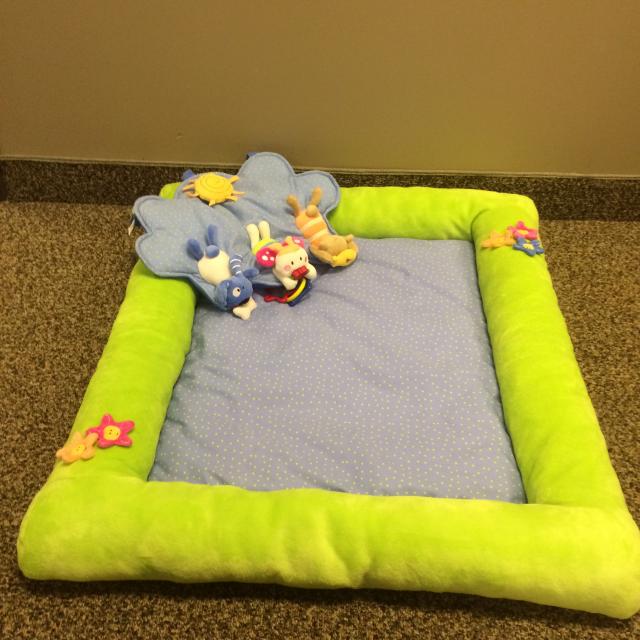 Infant Activity Equipment: Supersoft Play Mat with Monkey Mobile 