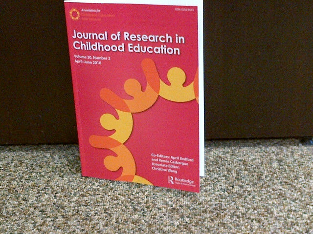 Journal of Research in Childhood Education- Volume 30, Number 2, April-June 2016