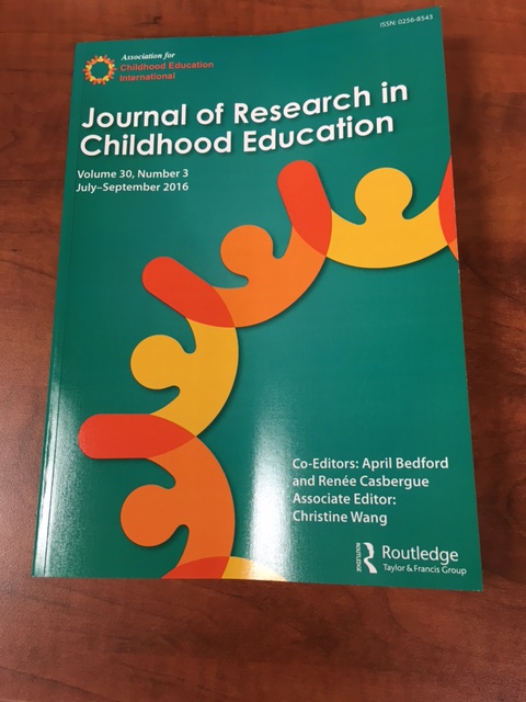 Journal of Research in Childhood Education (Volume 30, Number 3 July-September 2016)