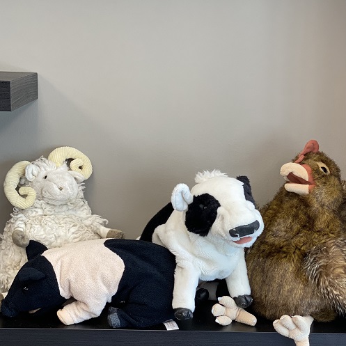 Imaginative and Pretend Play:  Farm Animal Hand Puppets