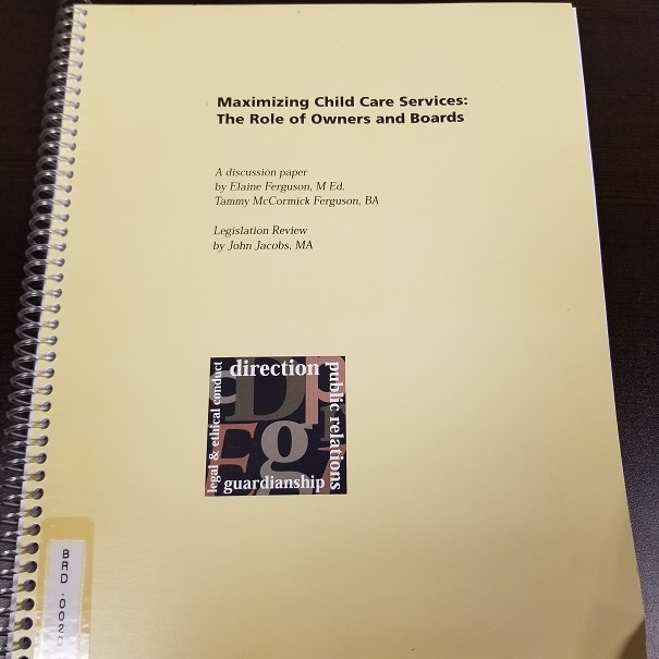 Maximizing Child Care Services: The Role Of Owners And Boards