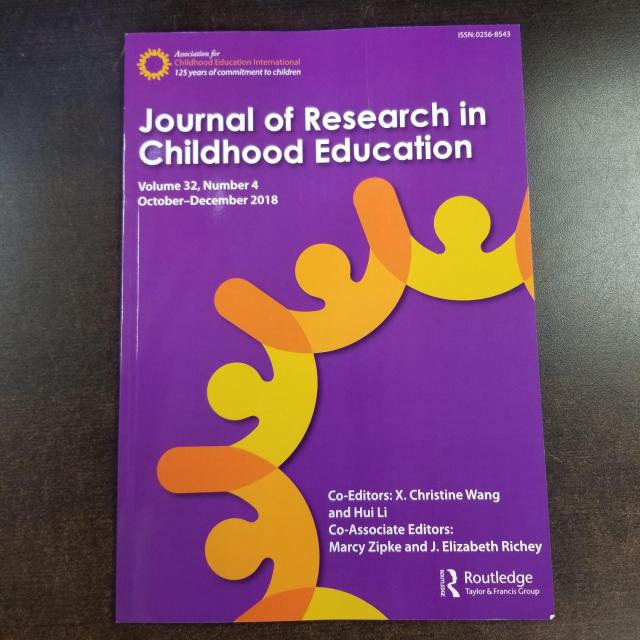 Journal of Research in Childhood Education (Volume 31, Number 4, October - December 2018) 