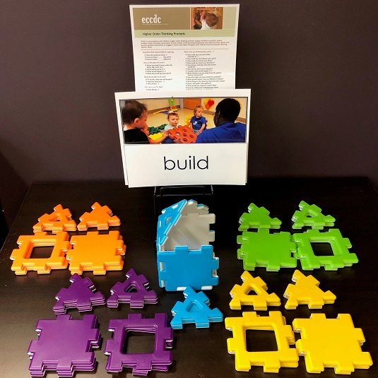 Building, Technology & Blocks Center Materials:  Polydron Building Materials for Infants & Toddlers