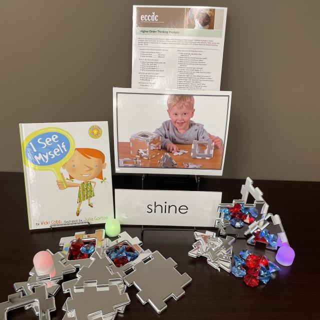 Building, Technology & Blocks Center Materials: Reflective Polydron Building Materials & Accessories 
