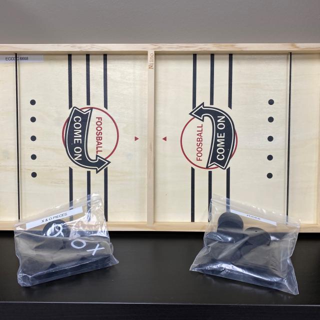 2 in 1 Fast Sling Puck and Tic Tac Toe Game Board