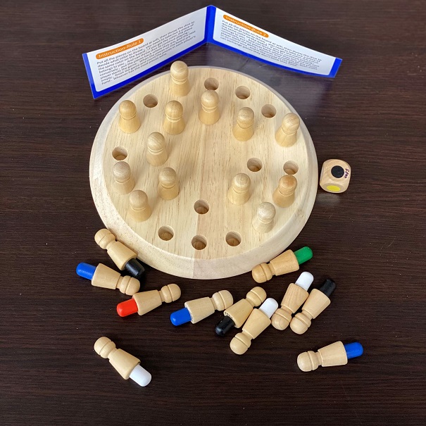 Game in a Bag - Wooden Memory Game