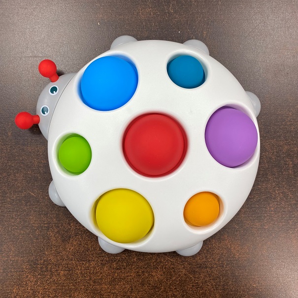 Sensory in a Bag - Ladybug Pop-it Toy for Infants and Toddlers