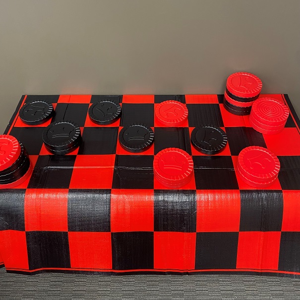 Active Play Equipment: Giant Checkers Game