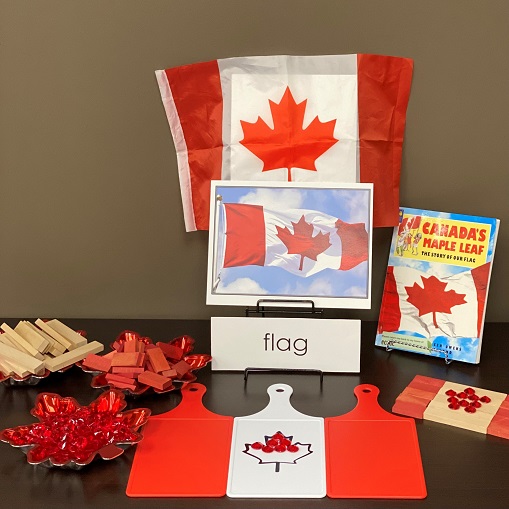 Building, Technology & Block Centre Materials:  Exploring the Canadian Flag with Loose Parts