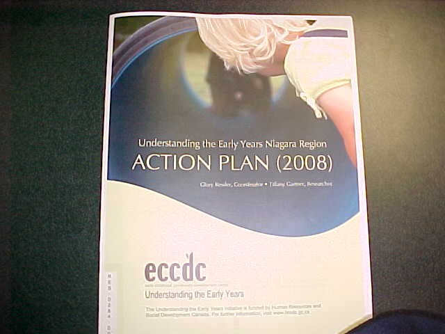 Understanding The Early Years Niagara Region Action Plan (2008)