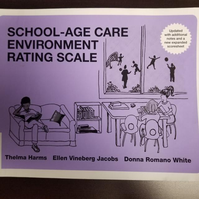 School-age Care Environment Rating Scale - Updated Edition (2014)