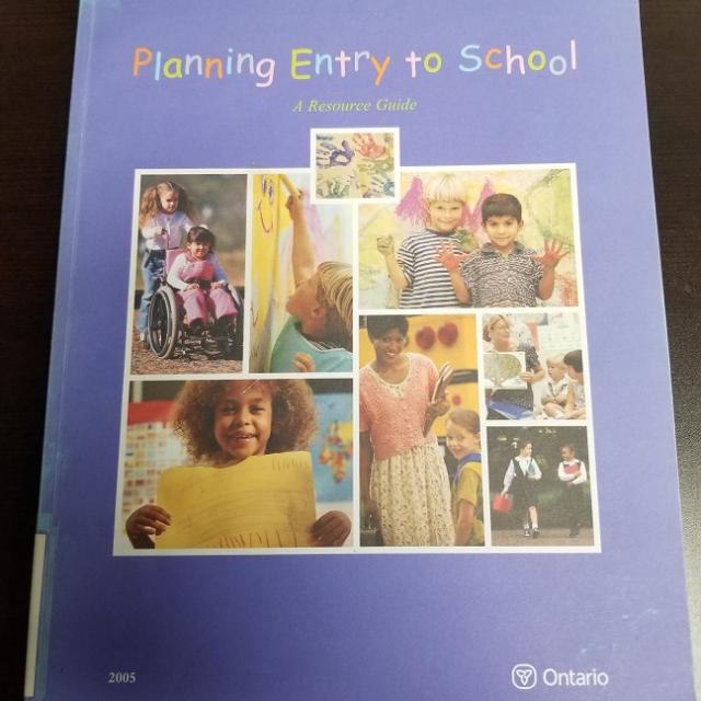 Planning Entry To School