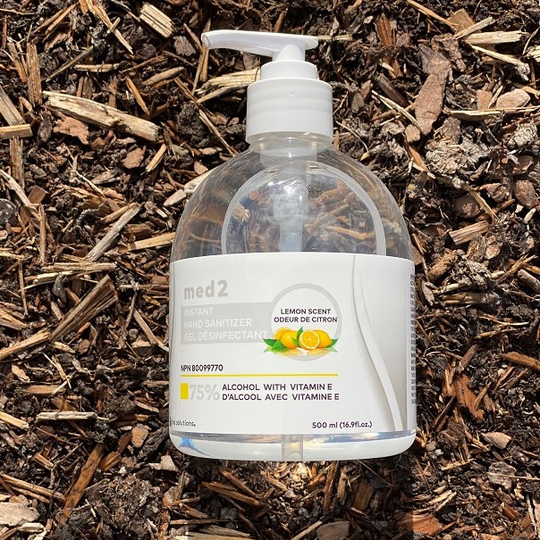 Med2 Instant Hand Sanitizer Lemon – 500mL